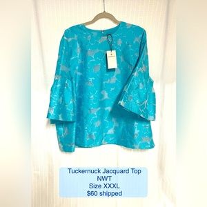 NWT Tuckernuck jacquard top XXXL